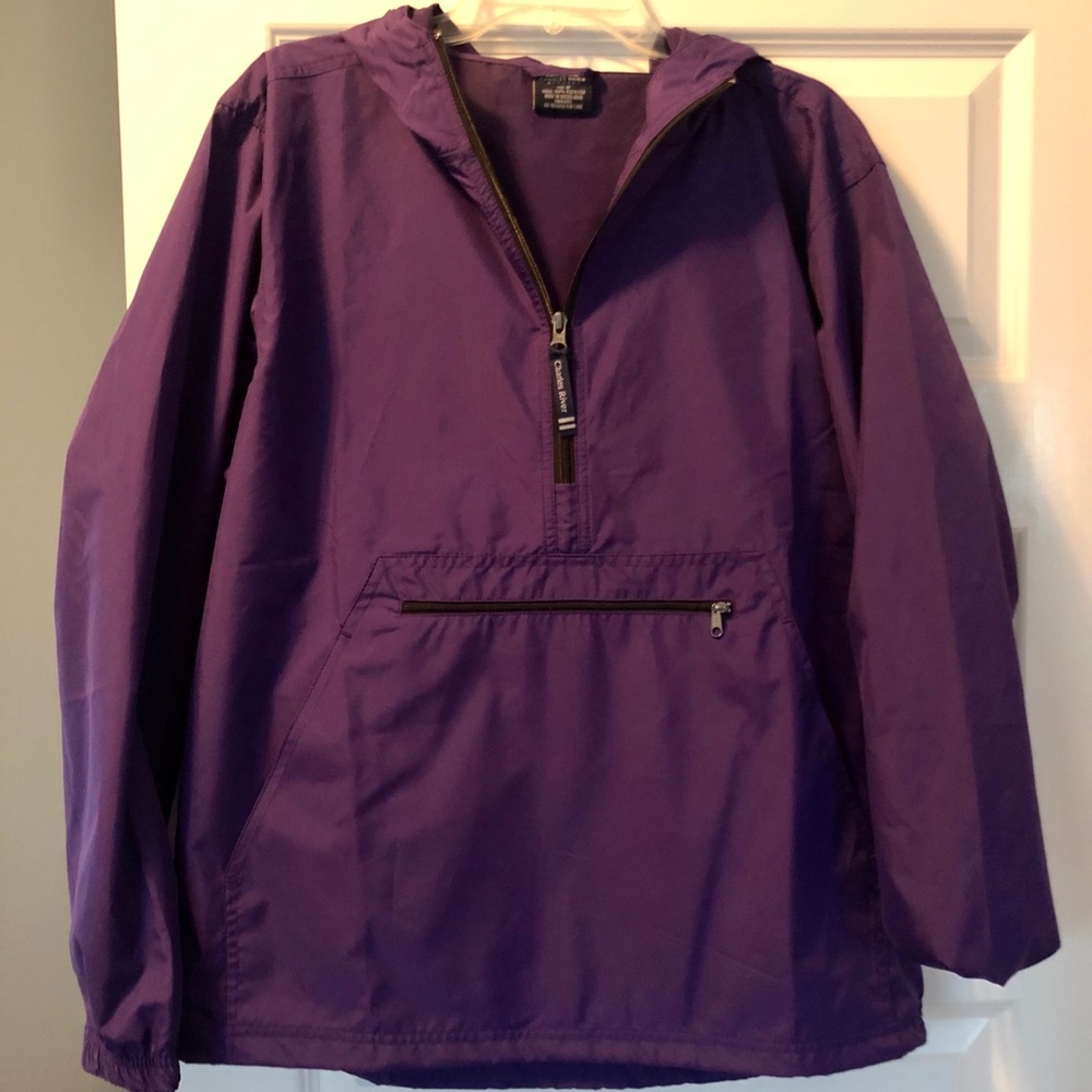 Charles River pullover rain jacket